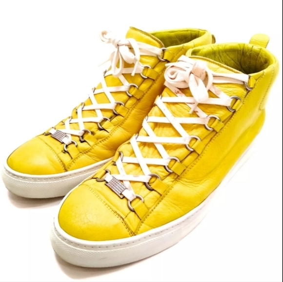 BALENCIAGA SNEAKERS MEN YELLOW LEATHER (CALF) - Picture 10 of 10